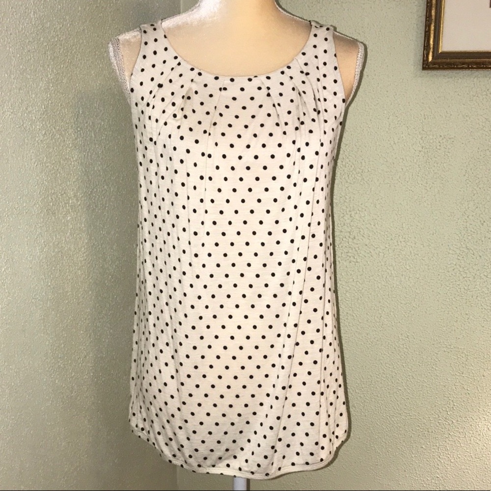Ann Taylor Loft Polk-a-dot Tank Size Medium
